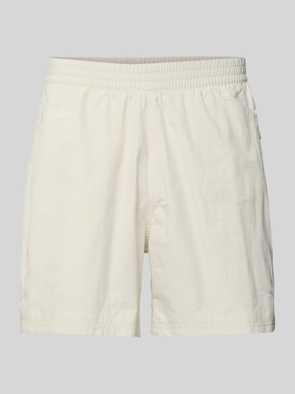 BLKVIS Relaxed Fit Shorts mit Label-Print Offwhite 2