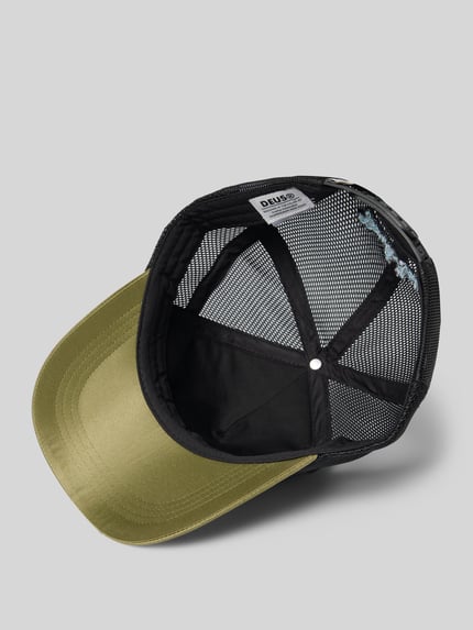 DEUS EX MACHINA Czapka z daszkiem i naszywką z logo model ‘Luxx’ Oliwkowy 2