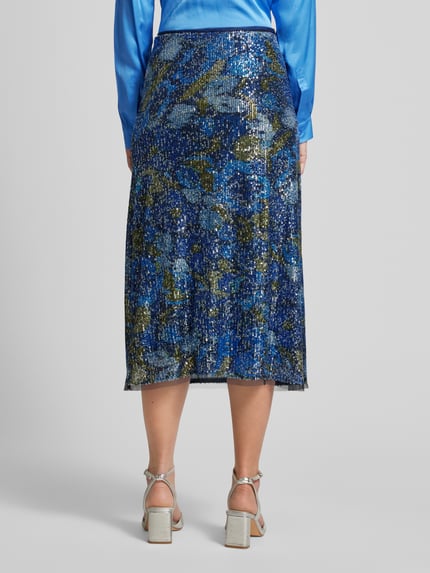 Milano Italy Midirok met pailletten Blauw - 5