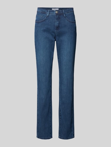 Brax Jeans in 5-pocketmodel, model 'Mary' Blauw - 2