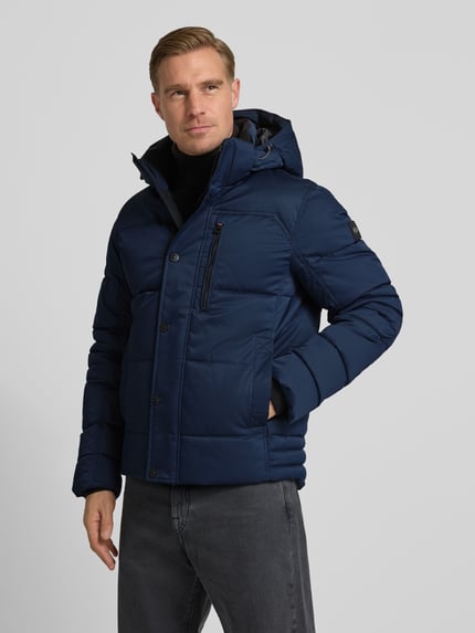 Tom Tailor Regular Fit Steppjacke mit Kapuze Marine 4
