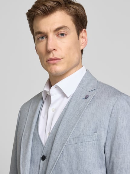 CG – CLUB of GENTS Sakko mit aufgesetzten Taschen Modell 'Carter' Bleu 3