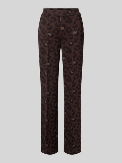 Jogpants im Allover-Look mit elastischem Bund Shop The Look MANNEQUINE