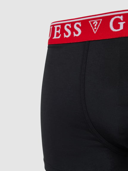 GUESS Trunks mit elastischem Bund Modell 'BRIAN HERO' im 3er-Pack Mittelgrau Melange 2
