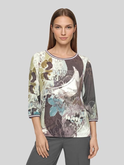 Betty Barclay 3/4-Shirt mit elastischem Saumabschluss Mint 4