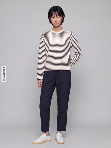 s.Oliver RED LABEL Bluza o kroju relaxed fit z mieszanki wiskozy Złamany biały 1