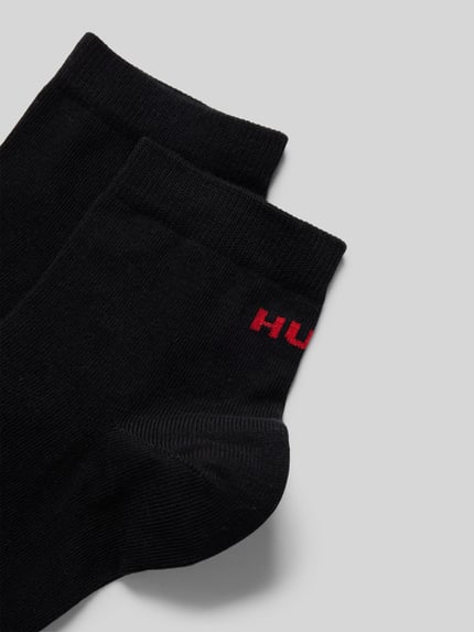 HUGO Strümpfe mit Label-Print im 2er-Pack Black 2