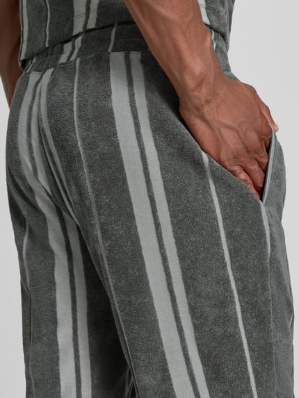 Tom Tailor Relaxed Fit Shorts aus Baumwoll-Mix Oliv 3