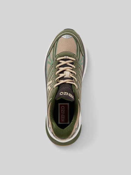Kenzo Sneakersy z wiązaniem Khaki 4
