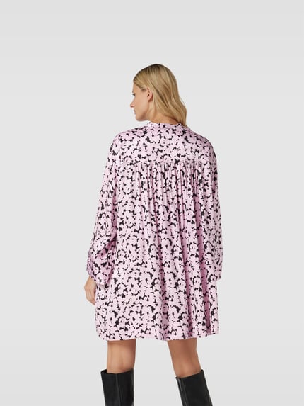 BAUM & PFERDGARTEN Mini-jurk van pure viscose Felroze - 5