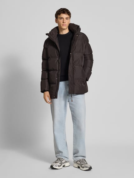 Superdry Steppjacke mit Kapuze Black 1
