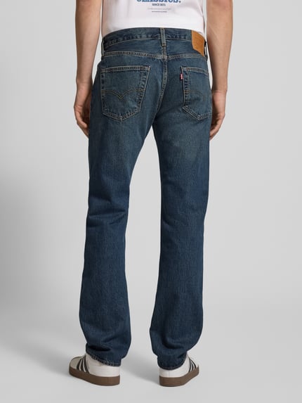Levi's® Dżinsy z czystej bawełny o kroju wide leg Fit model '501®Original' Ciemnoniebieski 5