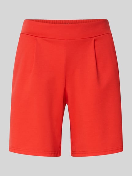 ICHI Shorts mit elastischem Bund Modell 'Kate' Rot 2
