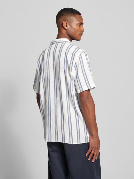 KnowledgeCotton Apparel Koszula casualowa z listwą guzikową Ciemnoniebieski 5
