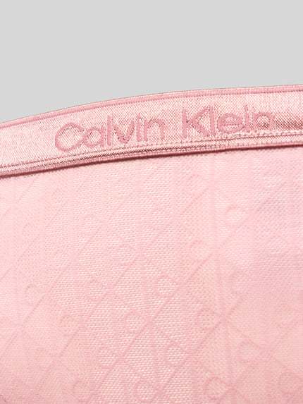 Calvin Klein Underwear String mit Logo-Muster Rose 2