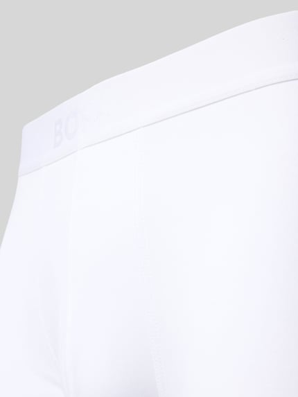 BOSS Trunks mit elastischem Logo-Bund im 3er-Pack Modell 'ONE' Weiss 2