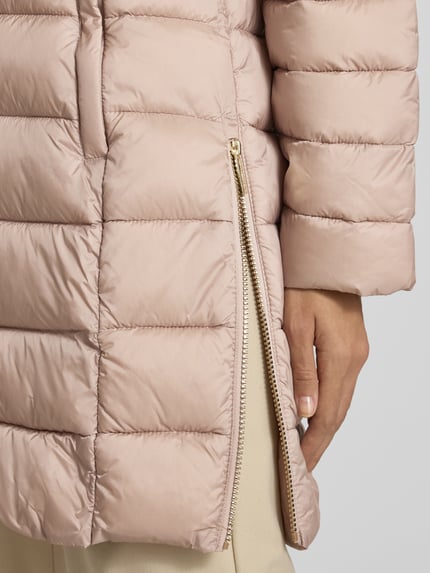 MICHAEL Michael Kors Gewatteerde lange jas met gevoerde opstaande kraag, model 'Packable' Beige - 3