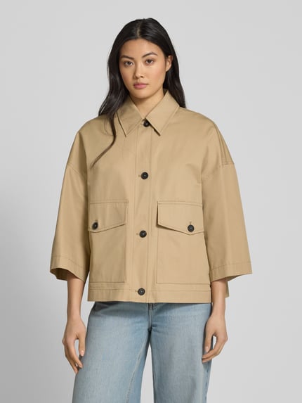 DRYKORN Jacke mit Umlegekragen Modell 'PODINGTON' Camel 4