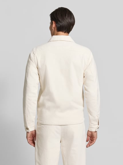 Casual Friday Hemdjacke mit Eingrifftaschen Modell 'HOLMDRUP' Offwhite 5