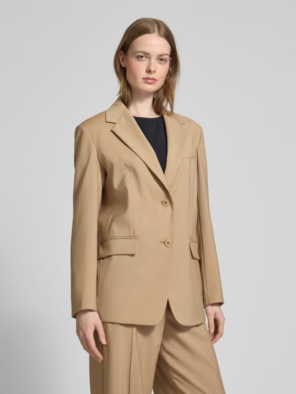 Weekend Max Mara Blazer mit Reverskragen Modell 'MATERIA' Camel 4
