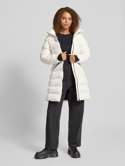 Superdry Regular Fit Mantel in Stepp-Optik Modell 'City' Offwhite 1