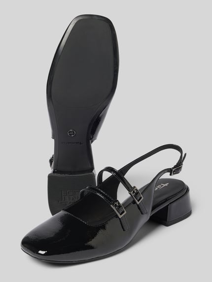 Tamaris Pumps mit Blockabsatz Black 4