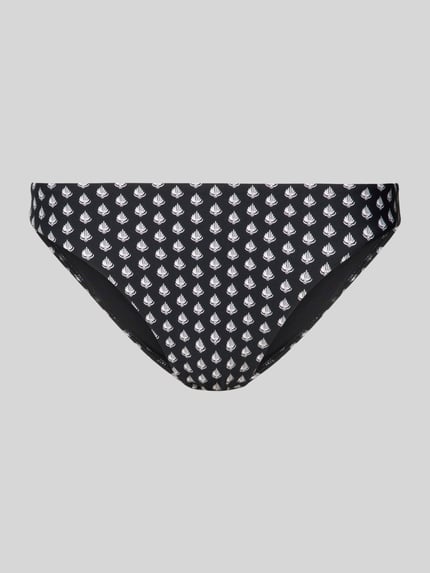 Marc O'Polo Majtki bikini z nadrukiem na całej powierzchni Czarny 1