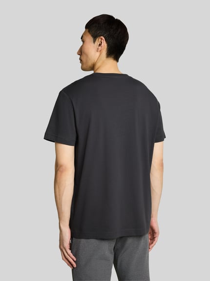 Tom Tailor Regular Fit T-Shirt aus reiner Baumwolle Dunkelgrau 5