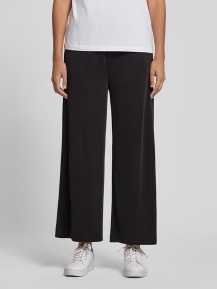 Jake*s Casual Gerade Hose aus Modal-Mix Black 4
