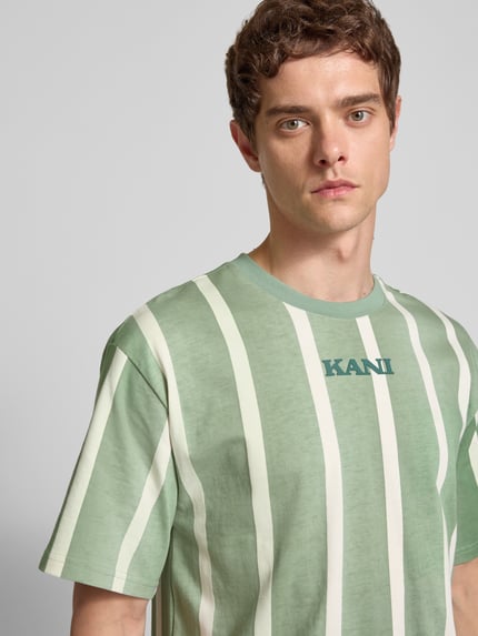 Karl Kani T-Shirt mit Label-Print Gruen 3
