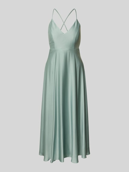 Jake*s Cocktail Cocktailkleid mit V-Ausschnitt Hellgruen 2