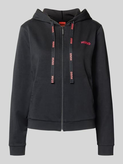 Regular fit sweatjack van katoenmix, model 'HUGO ID JACKET' Shop The Look MANNEQUINE