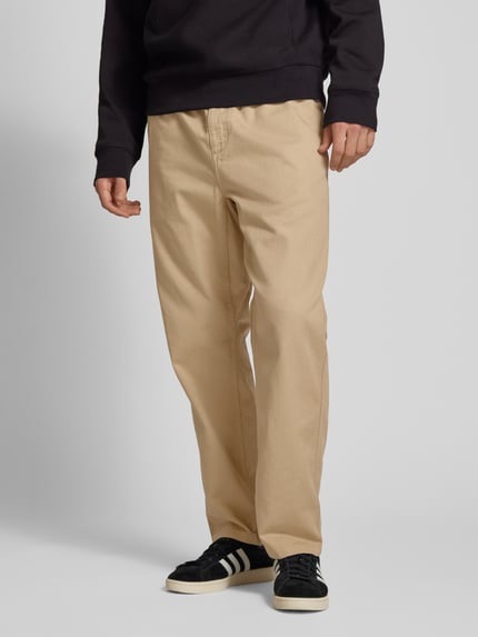 Carhartt Work In Progress Regular Fit Hose mit seitlichen Eingrifftaschen Modell 'FLINT' Beige 4