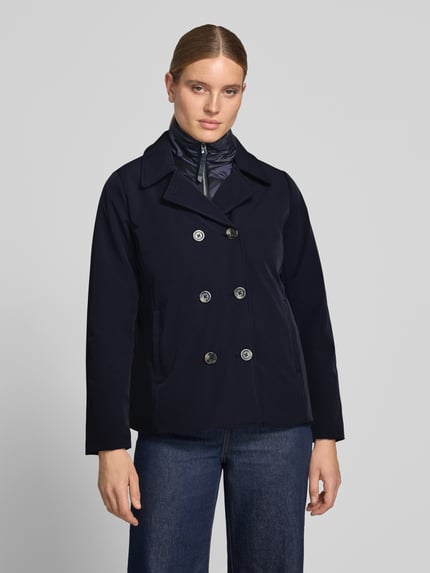 CINQUE Regular Fit Jacke mit Stehkragen Modell 'PAMILLA' Marine 4