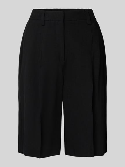 someday. Shorts aus Viskose-Leinen-Mix Modell 'Celino' Black 2