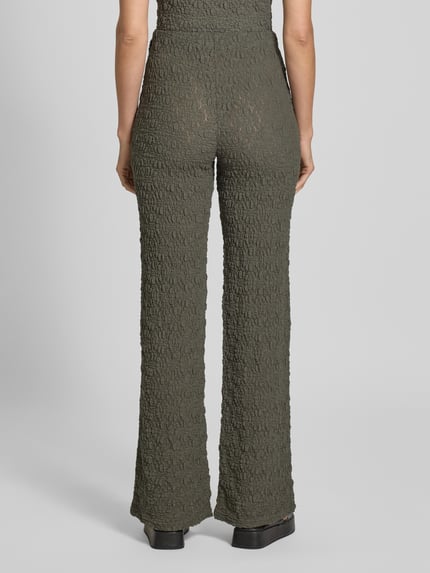 MANGO Hose mit elastischem Bund Modell 'VERDI' Khaki 5