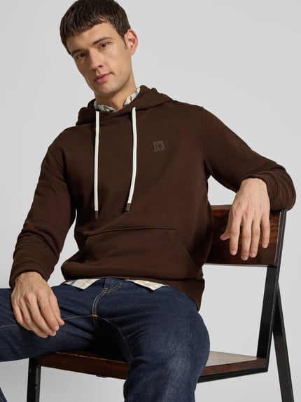 Scotch & Soda Hoodie met capuchon Donkerbruin - 3