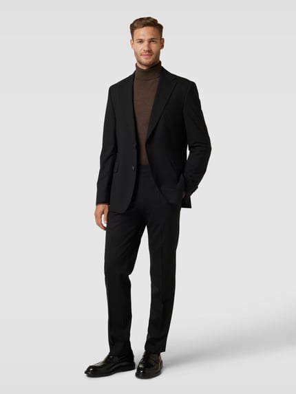 windsor. 2-Knopf-Sakko mit Reverskragen Modell 'Sono' Black 1