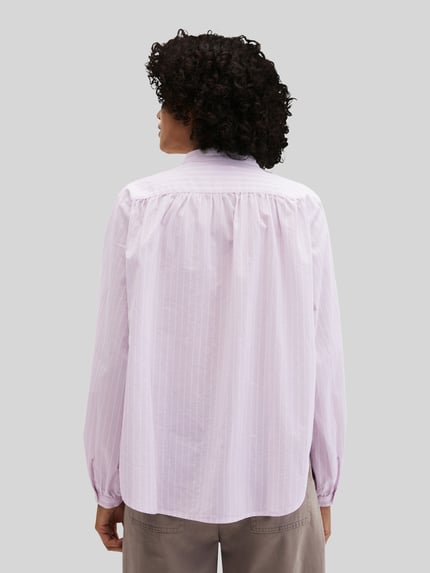 Marc O'Polo Regular Fit Hemdbluse aus reiner Baumwolle Rosa 5