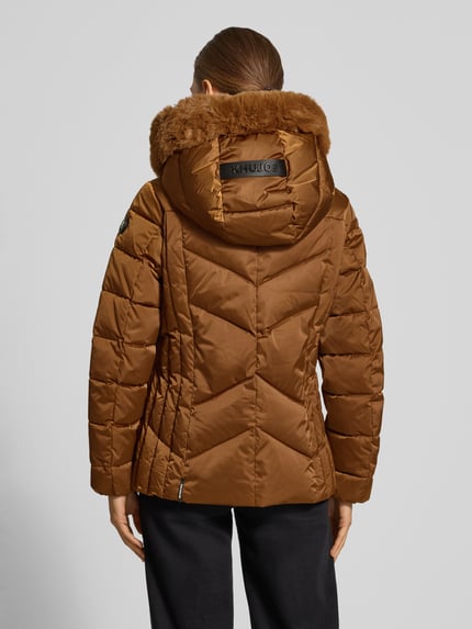 khujo Steppjacke mit Kunstfell und Reißverschluss Modell 'DANIDA' Hellbraun 5