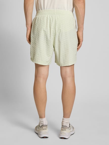 BLKVIS Regular Fit Shorts mit Label-Stitching Hellgruen 5