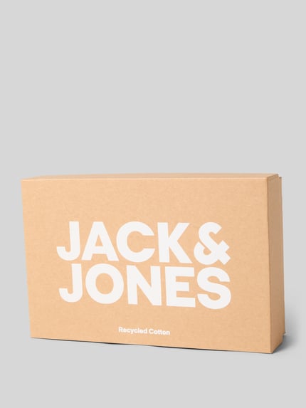 Produktfoto, Pudełko prezentowe Geschenkebox bestehend aus Trunks und Socken im 2er-Pack od Jack & Jones, Mieszanka bawełny i elastanu, beżowy karton