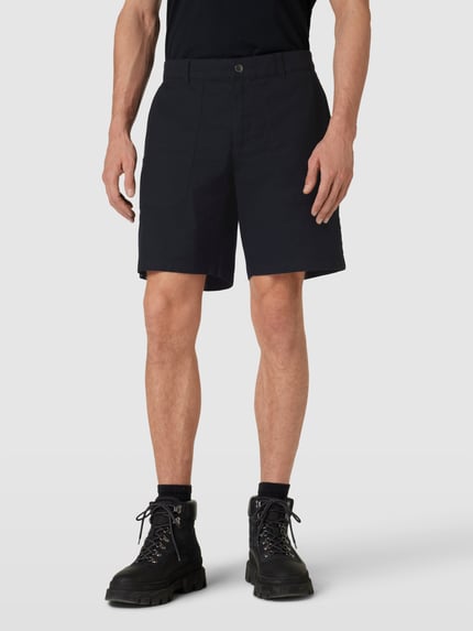 Columbia Straight Leg Bermudas in unifarbenem Design Black 4