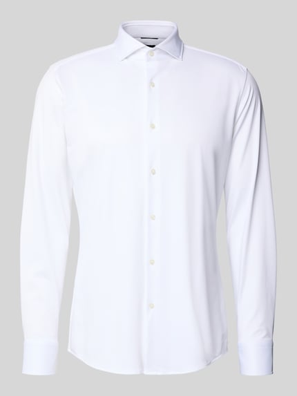 BOSS Slim Fit Businesshemd aus atmungsaktivem Material Modell 'P-HANK-SPREAD' Weiss 2