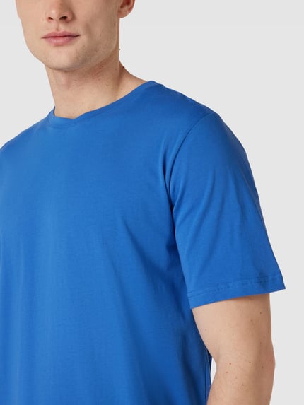 SCHIESSER T-Shirt mit Rundhalsausschnitt Modell 'Hannes' Royal 3