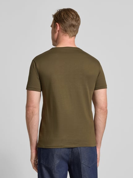 Polo Ralph Lauren Custom slim fit T-shirt met ronde hals Olijfgroen - 5