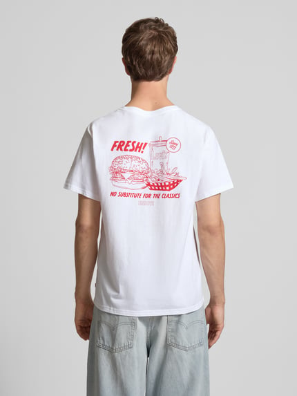 Levi's® Relaxed Fit T-Shirt aus reiner Baumwolle Weiss 5