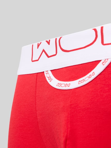 WOH Trunks mit elastischem Label-Bund Rot 2