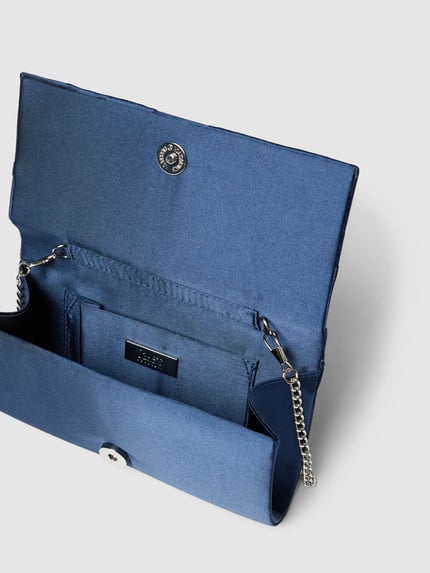 Jake*s Cocktail Torebka Kuvert Clutch z wiązanym detalem Granatowy melanż 5