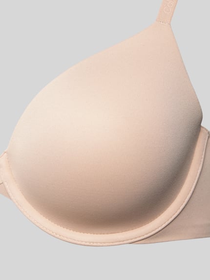 Calvin Klein Underwear Beha met cups en verstelbare bandjes, model 'PERFECTLY FIT' Beige - 2